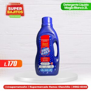 Detergente Líquido, Magia Blanca 2L